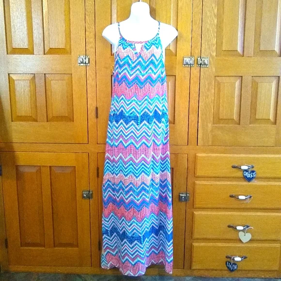 Sunny Girl Dresses Sunny Girl Modcloth Nwot Chevron Sleeveless